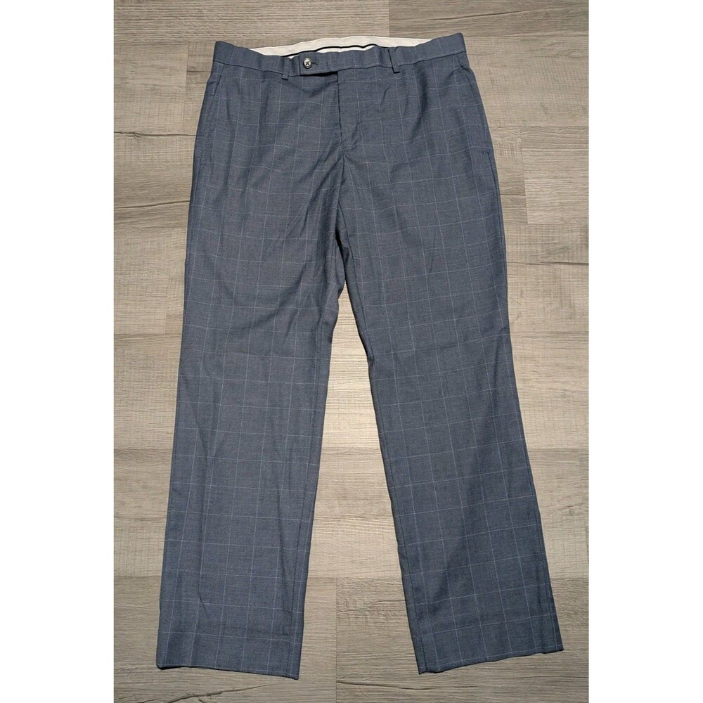 Lauren Ralph Lauren Black Label Dress Pants Blue Gray Plaid Men’s 33x30